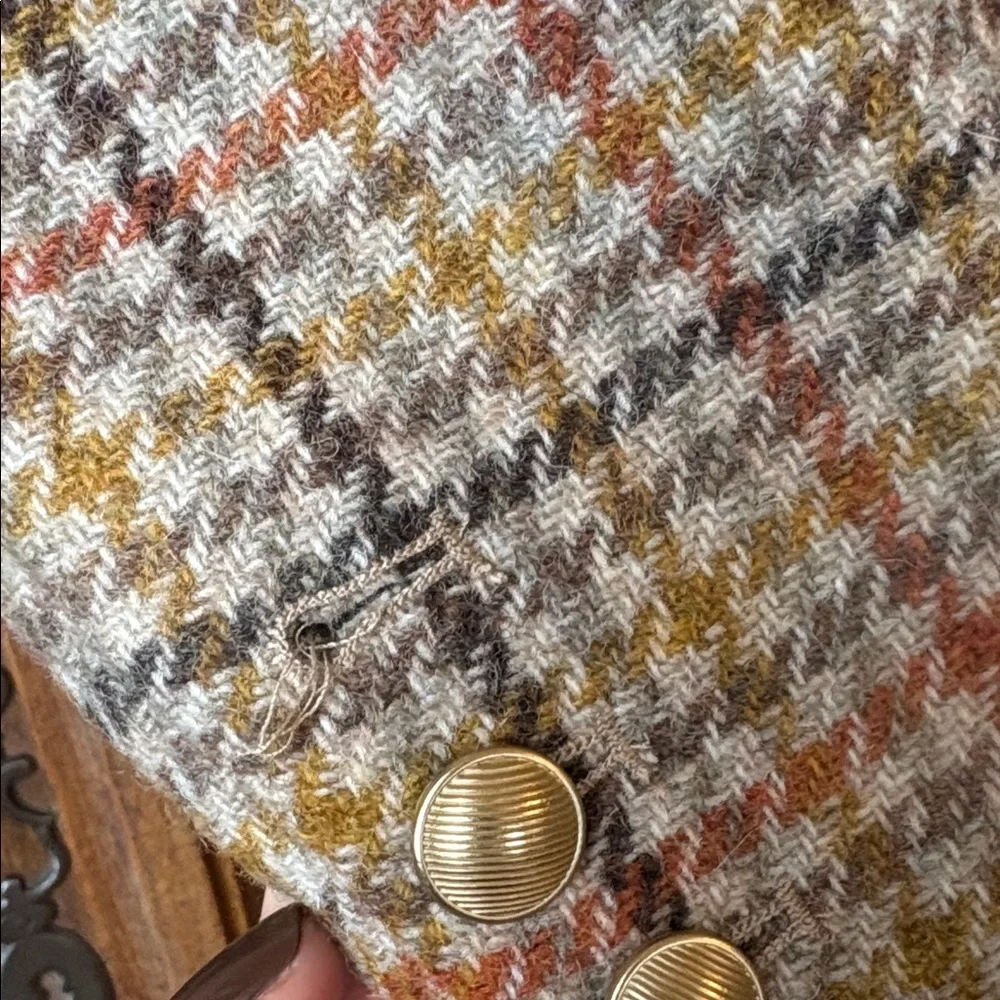L'AGENCE Multicolor Plaid Double-Breasted Blazer - Picture 8 of 16